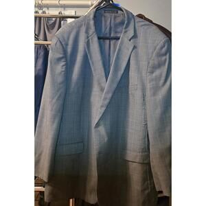 Perry Ellis Portfolio Gray Wool Blend Suit